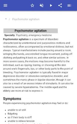 Symptoms android App screenshot 7